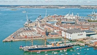 A Walk Around The Portsmouth Historic Dockyard England [upl. by Adabel924]