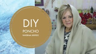 DIY  PONCHO INVERNAL RAPIDO [upl. by Klemm199]