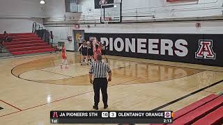 Jonathan Alder 5th Grade Girls Basketball vs Olentangy Orange [upl. by Innavoeg]