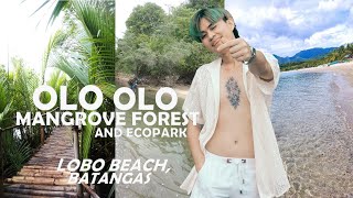 TraVlogger OLO OLO MANGROVE FOREST AND ECOPARK  KASTILYONG BATO  Lobo Beach Batangas 2023 [upl. by Erma]