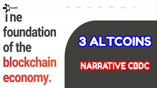 3 Altcoins Narrative CBDC [upl. by Enelaj]