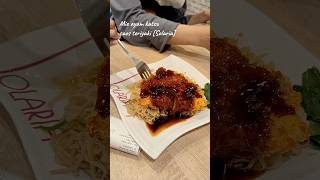 Mie ayam katsu saos teriyaki solaria  rekomendasi menu buka puasa streetfood [upl. by Ikkim447]