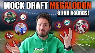 3Round Mock Draft MEGALODON [upl. by Giacamo]