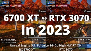 RTX 3070 vs RX 6700 XT in 2023 Dont buy the wrong GPU [upl. by Blynn]