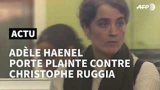 Adèle Haenel décide de porter plainte contre Christophe Ruggia  AFP News [upl. by Nelsen92]