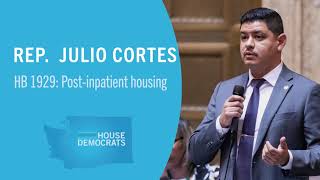 Rep Cortes on HB 1929 Postinpatient housing [upl. by Ares]