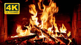 🔥 FIREPLACE 4K 12 HOURS Cozy Fireplace with Crackling Fire Sounds Fireplace 4K UHD 60FPS [upl. by Sibell266]