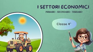 I settori economici  Scuola Primaria  Classe 4°  Geografia [upl. by Atekram]