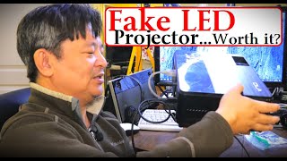 Why I bought a fake 4k LED projector and why I am keeping it fakeprojector [upl. by Fabrianne]