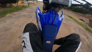 YZ450F WHEELIES FAST RIDING [upl. by Nemraciram]