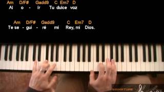 61 Curso de Piano Cristiano Como tocar Solo Cristo de Hillsong United [upl. by Elset]