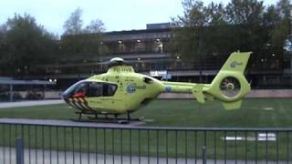 Lifeliner 3 PHHVB vertrekt vanaf het UMC St Raboud [upl. by Lorrin]