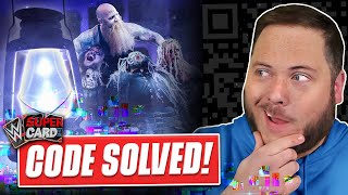 I SOLVED THE HIDDEN CODE in WWE SuperCard But What Was the Reward [upl. by Maxie]