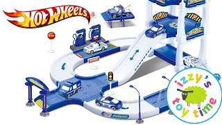 Cars  Hot Wheels Toys and Fast Lane Police City Playset  Fun Toy Cars [upl. by Assetan]