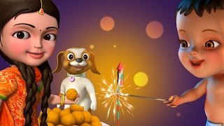 தீபாவளி Deepavali Song  Tamil Rhymes for Children  Infobells [upl. by Magdau303]