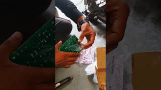 LG inverter freedz PCB mother board install [upl. by Gianna]