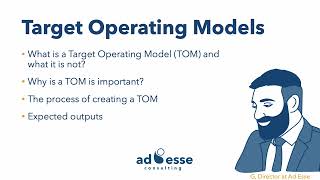 Organisation design  Target Operating Models [upl. by Eladnar]