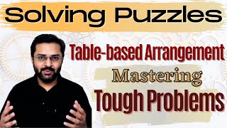 Logical Reasoning  13 Tablebased Arrangement  Learn to crack tough problems [upl. by Jaddo]