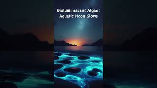 Bioluminescent Algae Aquatic Neon Glows sciencefacts bioluminescence [upl. by Retxab217]