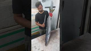 Have you ever seen someone fillet a barracuda fish like this fishcutting [upl. by Franzen]