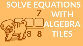 ʕ•ᴥ•ʔ Solve Equations with Algebra Tiles Easily Factor Polynomials [upl. by Enialahs228]