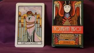 Aquarian Tarot Full Flip Through [upl. by Joscelin520]