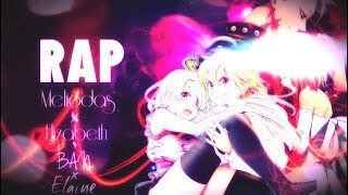 RAP Meliodas x Elizabeth y BAN x Elaine Nanatsu No Taizai AKINNO featSrMecossT 2019 [upl. by Gunther]