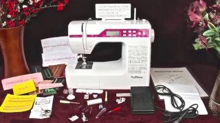 Tuffsew Platinum Plus Features 200 Stitch Sewing Machine [upl. by Pesvoh]