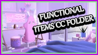 sims 4 functional furniture cc folder 1GB UPDATED OBJECTS [upl. by Anitnatsnok]