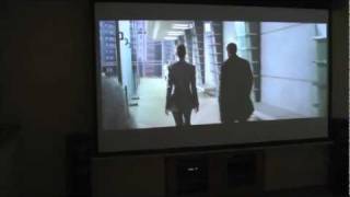 Motorized Projector Screen Demo  FAVI Electric Screen Series [upl. by Ecnerwaled]