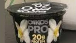 OIKOS PRO Yogurt 20gProtein Review [upl. by Dietrich]