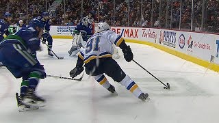 Vladimir Tarasenko drives to the net eludes three defenders for terrific goal [upl. by Aryahay]