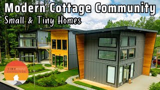 His Incredible Modern Cottage amp Tiny House Community in Atlanta metro [upl. by Yuu898]