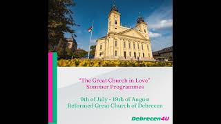 Events happening in Debrecen this week 29 July  4th of August 2024 [upl. by Homere]