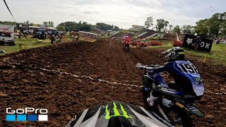 GoPro Jago Geerts 2023 FIM MX2 Moto 1 from Round 18 Maggiora Italy [upl. by Pfosi]