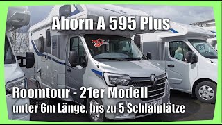 Ahorn A 595 Plus  Roomtour 21er Modell  599 m  5 Schlafplätze [upl. by Eerok]