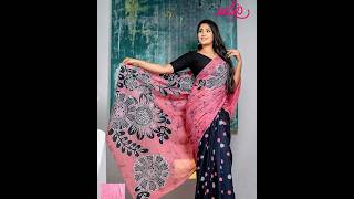 Bathik saree design  බතික් සාරි fashion shorts bathiksaree [upl. by Aikehs]