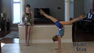 Handstand  How to do handstands tutorial  Gymnastics Video [upl. by Aschim89]