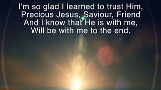 Tis So Sweet to Trust in Jesus  Casting Crowns  lyric video [upl. by Yarazed]