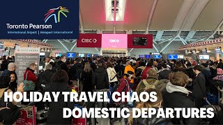 TRAVEL CHAOS at 🇨🇦 Toronto Pearson International Airport [upl. by Vergne]