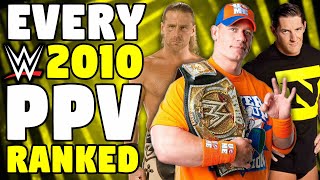 Every 2010 WWE PPV Ranked From WORST To BEST [upl. by Tarra]