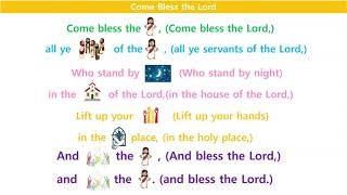 Wee Sing Bible Songs  Come Bless the Lord [upl. by Ryley]