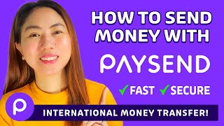 How to Send Money using PAYSEND  International Money Transfer Step by Step tutorial [upl. by Alexandria]