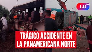 TRAGEDIA en LA LIBERTAD brutal choque de buses deja 5 MUERTOS y 28 HERIDOS  LR [upl. by Lahcar]