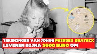 Tekeningen Van Prinses Beatrix Verkocht Voor Bijna 3000 Euro [upl. by Bagger]