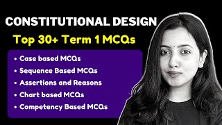 Class 9 Civics Constitutional Design  Full Chapter  Term 1 MCQs  Shubham Pathak [upl. by Nancie]