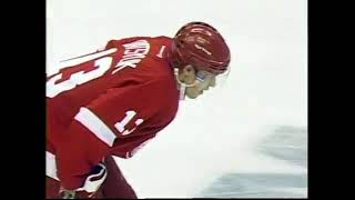 PAVEL DATSYUK Па́вел Дацю́к  TAKES THE PUCK FROM JAROMIR JAGR AND SCORES [upl. by Akemrehs]