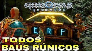 God of War Ragnarok Todos os Baús Rúnicos Baús Nornir [upl. by Sesmar]