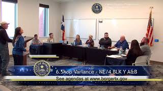 City of Borger  Zoning Board of Adjustments Meeting  November 14th 2024 [upl. by Barcus]