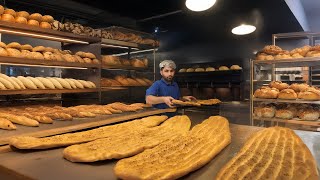 Amazing breads from a Turkish bakery Uniqe flavor of Turkish cuisine [upl. by Razaile]